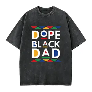 Dope Black Dad T-Shirt, African American Father's Day , Cool Dad Gift For Him good graphic tees