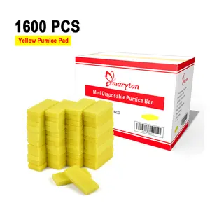 1600 PCS Salon-Grade Pumice Pads | Medium Coarse Grit Foot Files for Gentle Callus Removal - Disposable Exfoliating Sponges for Podiatrists & Tech (USA Stock)