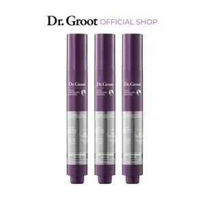 Dr. Groot Hair Thickening Roll On Serum Trio - Korean Nourishing Moisture Daily Haircare with Biotin & Rosemary Leaf Extract