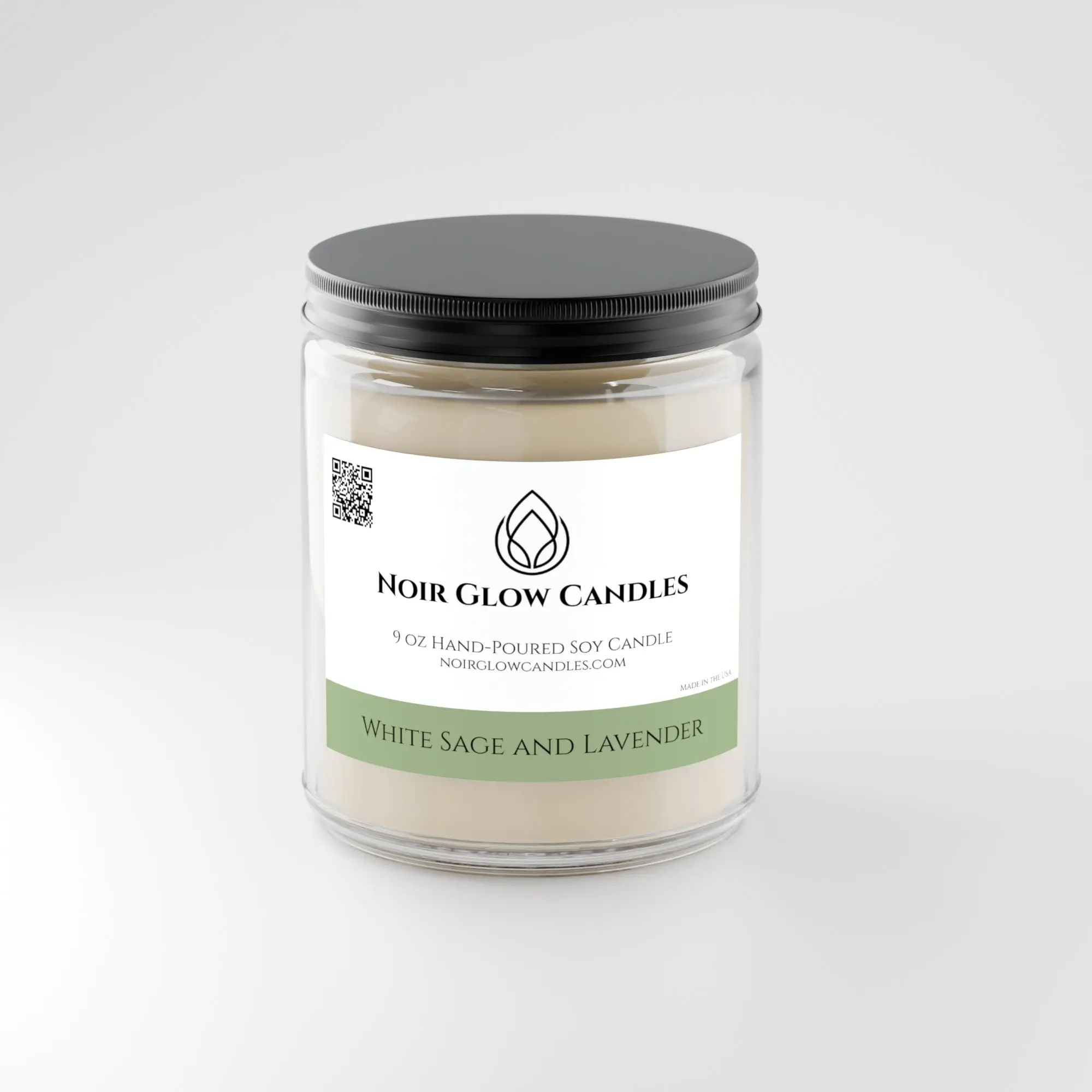 White Sage and Lavender Soy Candle