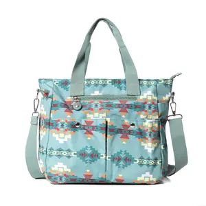 Nu Trendz Aztec Small Tote Bag Southwest Handbags For Women Casual Fashion Messenger Crossbody Shoulder Bag With Zipper Adjustable Strap Large Capacity