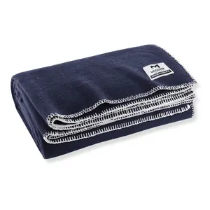 Camping Wool Blanket - Soft and Breathable, Ideal for Outdoor Activities, Versatile for Camping/Travel