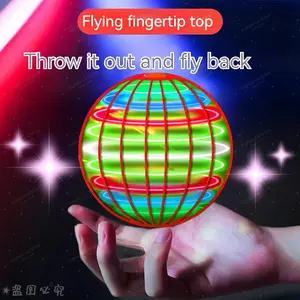 Hand Controlled 360° Rotating Boomerang Spinner Globe Toy Orb Magic Flying Ball