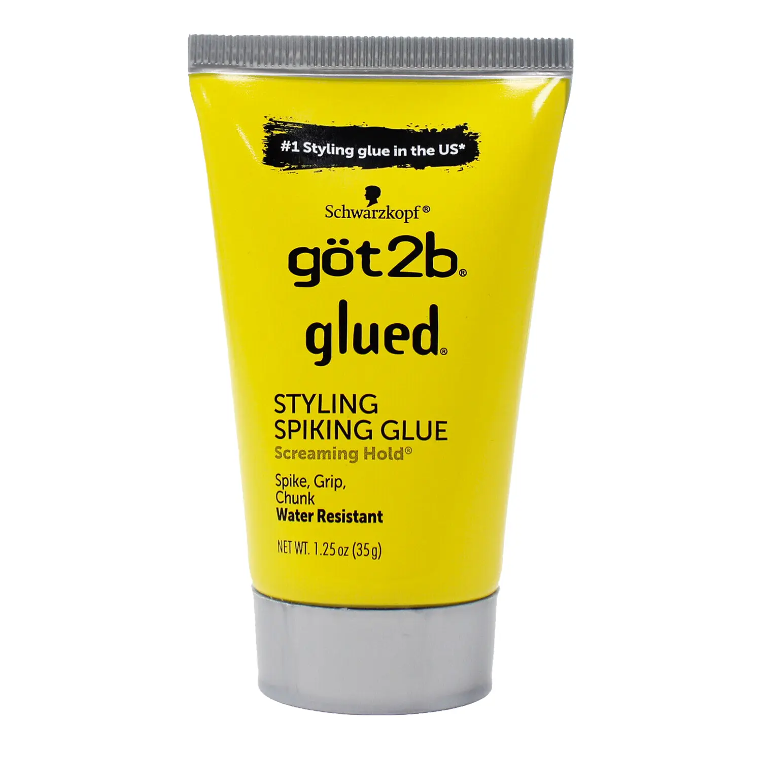 got2b Glued Styling Spiking Glue, Water Resistant Haircare Styling Gel for Long Lasting Hold, Sculpt and Define