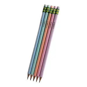 5 Pack Custom Engraved Pastel Pencils with Name or Message