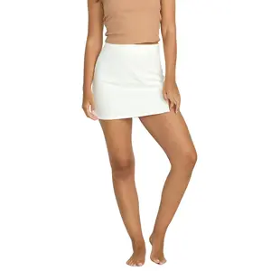 BILLABONG Women's Wave Washed Skirt, Fitted Denim Front Notch Mini Skirt, 100% Cotton, Summer Beach Casual Skirt