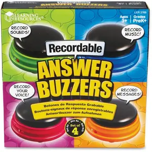 Learning Resources  Recordable Answer Buzzers