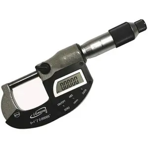 iGaging Electronic Digital Micrometer, 0-1" Range, IP65 Waterproof Hand Measuring Tool for Tools & Hardware Applications, Range 0-1", Waterproof Ip65