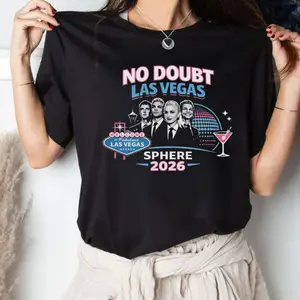 No Doubt Las Vegas 2026 Shirt, Girls Trip Concert Tee, Ska Punk Band Fan Reunion Tour Vegas Sphere Girls Trip, Unisex Short Sleeve Tee, Graphic Round Neck Tee