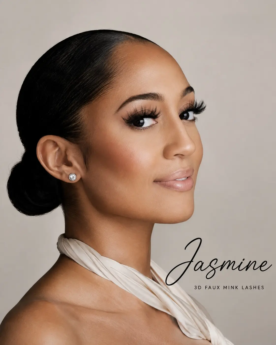 JASMINE  SIGNATURE COLLECTION  3D FAUX MINK LASHES  Graceful. Elegant. Timeless.  Jasmine offers soft fullness with refined definition, creating a naturally sophisticated finish. Lightweight, reusable, and effortlessly beautiful.