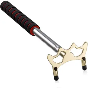 Retractable Billiards Cue Stick Bridge with Brass Bridge Head, Billiard Bridge Stick for Pool Table, Game and Competition