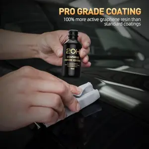 Graphene Ceramic Coating Spray for Cars, High Gloss Finish & Water Beading Protection, Easy-to-Apply Car Paint Care for Exterior Detailing