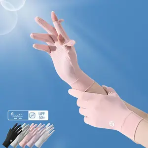 Summer Sun Gloves, UV Protection Driving Gloves, Full Finger Touchscreen Outdoor Gloves, Sports & Outdoor Clothing Accessories