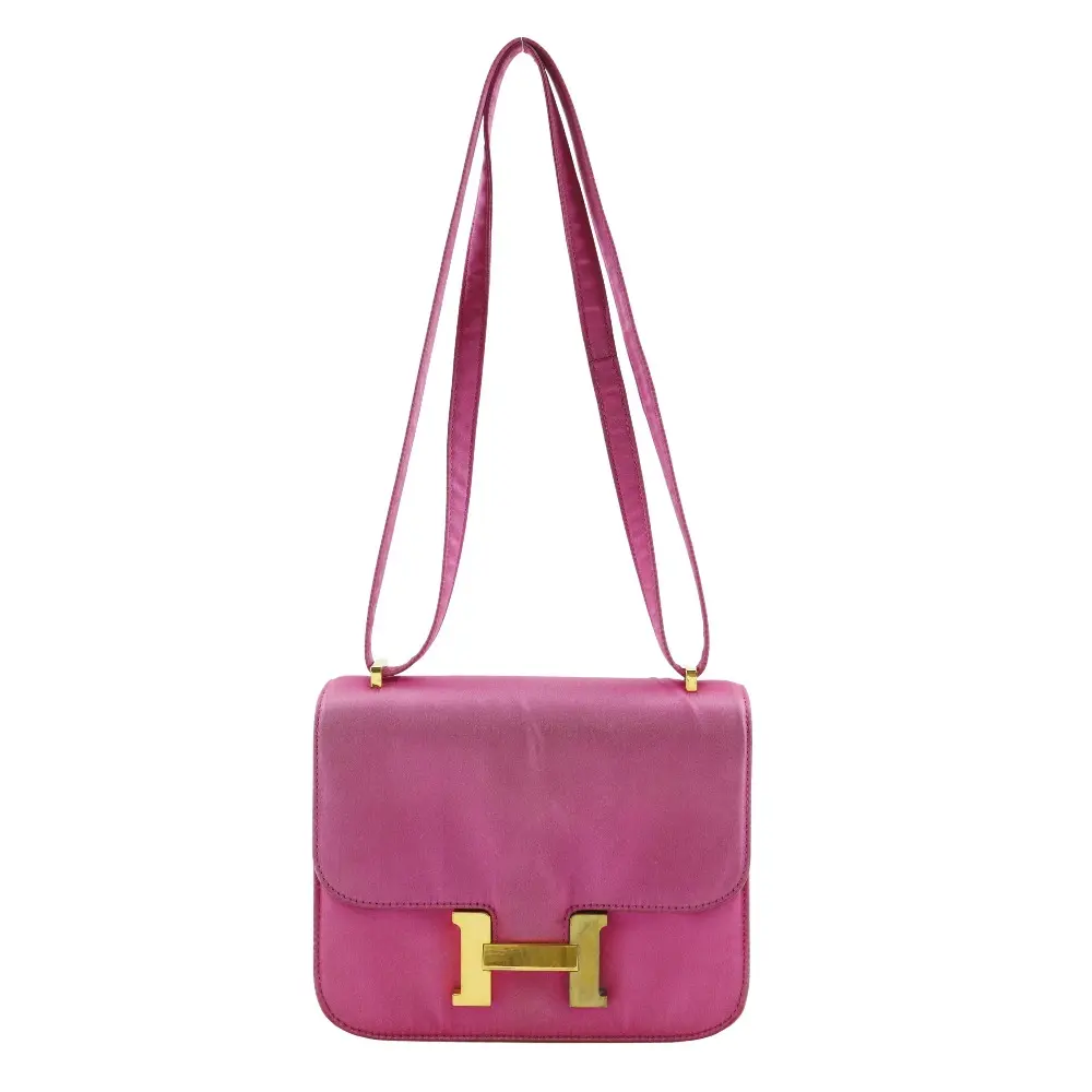 Pre-owned HERMÈS Others Shoulder Bags Hermes ConstanceMini18 Silk Shoulder Bag
