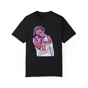 Jalen Brunson 3 Point Celebration Bootleg T Shirt Menswear Top