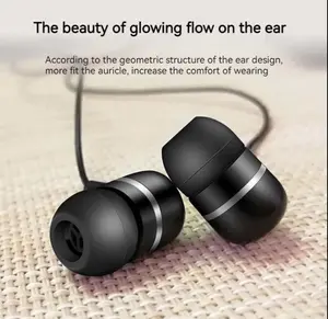 2 Pack Excellent Series 358 Earbuds with Microphone and Remote, Sound for iOS, Android,windows Headphones and Free Eva Carry case（Random color）