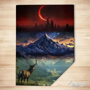 Booktok Bookish Blanket, Fantasy Book Reader Gift, Night Court Readers Blanket, Book Lover Gift, Bookish Gift, Gift for Book