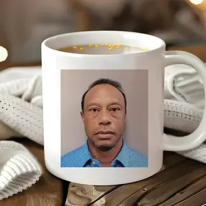 Tiger Woods Mugshot 2026 Coffee Mug, 11oz 15oz Mug1