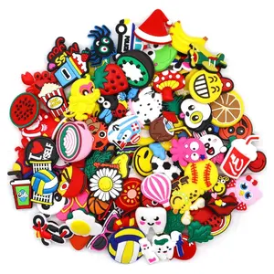 100 Pack PVC Shoe Charms for Kids Clog Crock Charms, Easter Egg Fillers, Party Favors Gift for Boys & Girls