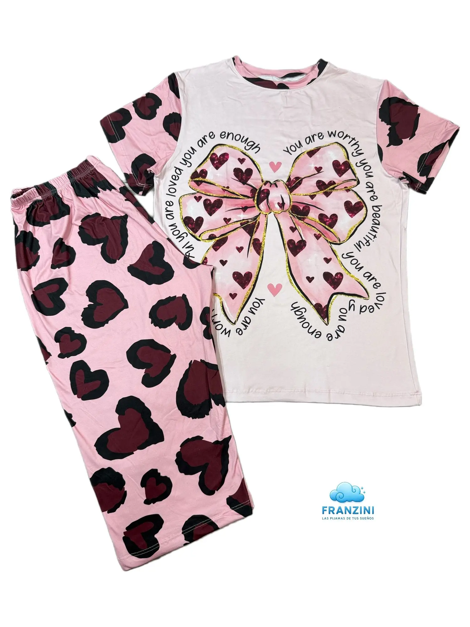 Capri and Pullover Pajama Set – Women’s Plus Size