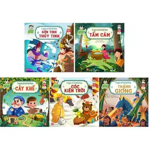 Combo 5 Cuốn - Truyện Cổ Tích Việt Nam Song Ngữ (Tủ Sách Người Kể Chuyện 1) (Bilingual Vietnamese English fairy tales)