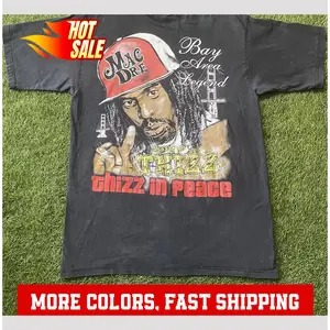 Vintage Mac Dre Thizz In Peace Cotton Black S-234XL Unisex Shirt AA1380