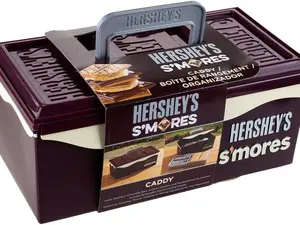 Hershey's S'mores Caddy Tray Organizer with Removable Tray & Carrying Handle Boxes Chocolate