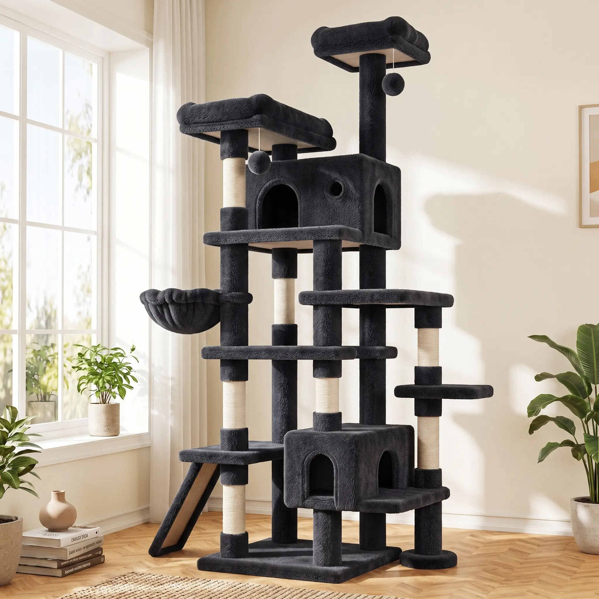 Dark Blue-Multi Pillar Stable Frame