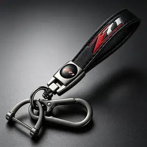 Genuine Leather Car Keychain Compatible with Chevy Silverado Colorado Z71 Fashion Key Ring Gift for Men Women Daily Use Car Gift Stylish Keychain Auto Accessories Car Keychain Set