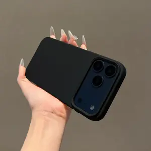 Liquid Large Hole Unique Simple Phone Case Cover Protector, Shockproof Pure Color Feel, Fits iPhone 15/15 Plus/15 Pro/15 Pro Max/11-16 Promax