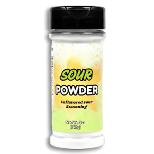 Sour Powder - Unflavored Pucker Topper - Sour Flavoring For Fruit, Gushers, Candy, Drinks, & More