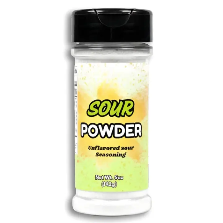 Tangy Concentrated Citric Acid Sour Powder - Contains Sour Mix Flavoring Powder, Pucker Topper for Fruit, Gushers