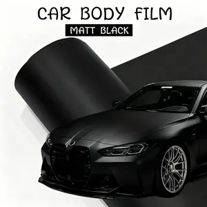 Car Wrap Film, Matte Car Vinyl Wrap, High-Quality Pet & Advanced Vinyl, Bubble-Free Installation, Suitable for Cars & Motorcycles, Vehicle