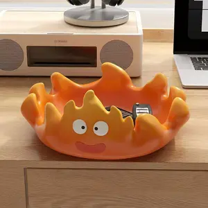 New Cartoon Cassif Flame Cute Key Storage Decorative Piece, Living Room Home Decoration, Entrance Hall Key Holder Ornament, Decoration Items