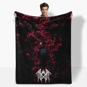 Sleep Token Flannel Blanket – Made in USA, Cozy Adult Blanket for Air-Conditioned Rooms| Perfect for Chilly Nights!