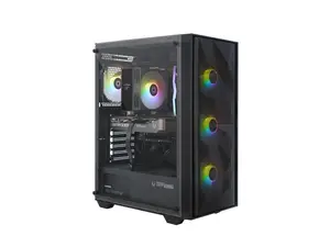 MEK AI-Enhanced Gaming PC Desktop Computer - NVIDIA GeForce RTX 5060, AMD Ryzen 5 5500 4.2GHz, 16GB RGB DDR4, 1TB NVME M.2 SSD, 650W 80+ GOLD PSU, WiFi 6E, Windows 11 Home