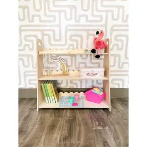 RAY- Scalloped Toy Shelf