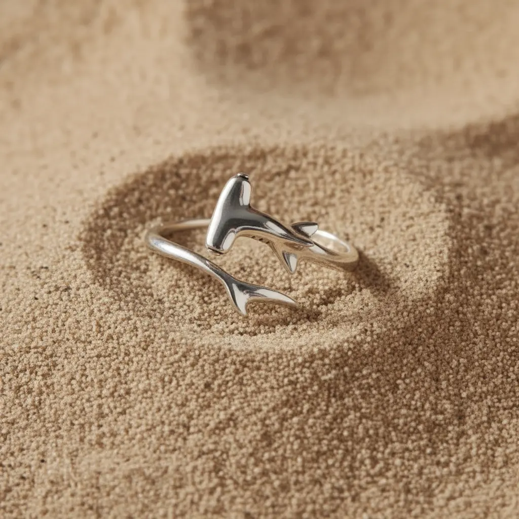 Hammerhead Shark Dainty Ring