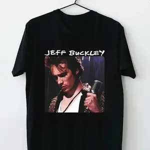Jeff Buckley Grace Music Tee Shirt, Retro Style Jeff Buckley Design Tshirt PM Basic Classic
