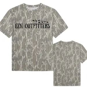 EZN Outfitters Mossy Oak Washed Out TEE Shirt, American Flyway Waterfowls Mossy Oak T-shirt 3D, Hunting Shirt, 3D T Shirt, Gift for Him, for Dad