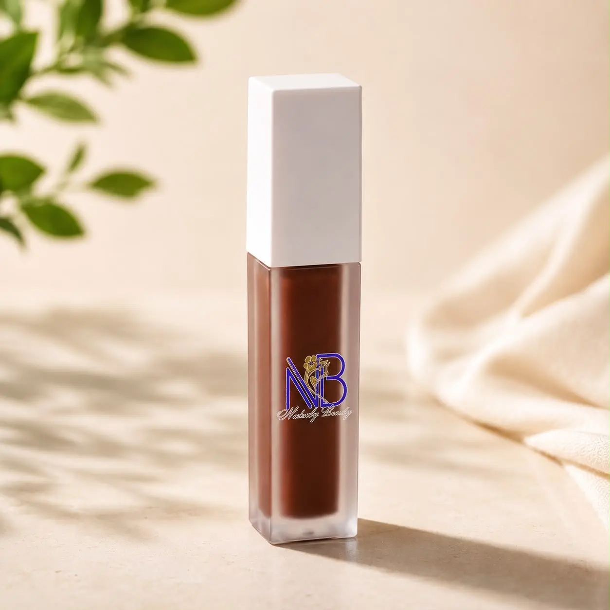 Nadenbybeauty Mocha Lip Gloss - High Shine Hydrating Brown Gloss