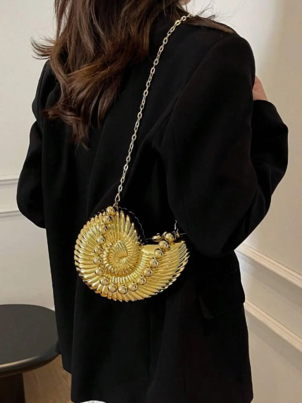 Women's Fashionable Shell Shaped Crossbody Bag, Casual Versatile Shoulder Bag for Daily Used, Trendy All-match Commuter Bag, Trendy Purse