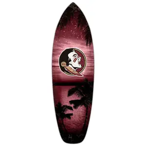 24inch NCAA Florida State University Surfboard Wall Art