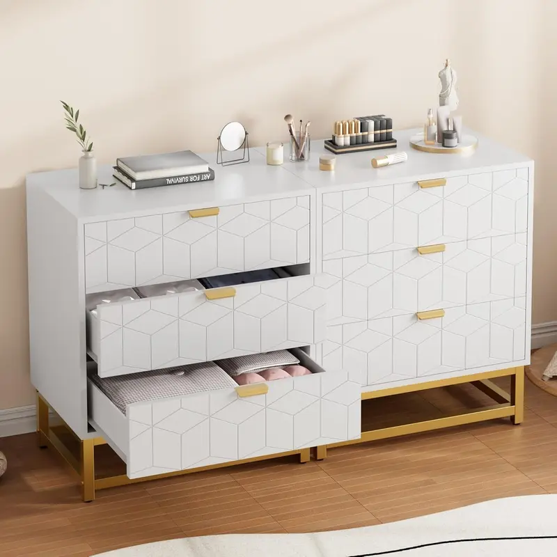 white and gold dresser - TikTok Shop white and gold dresser - TikTok Shop