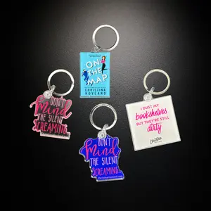 Bookish Keychains for Romance Readers