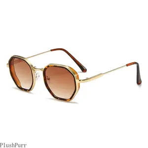 2026 Steampunk Metal Polygon Sunglasses – Trendy Retro Statement Shades for Women & Men, High-Quality Lightweight Frame, Unisex Fashion Eyewear for Street Style, Festivals & Daily Wear