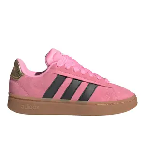 adidas Womens Grand Court Alpha 00S Lace Up Sneakers Shoes Casual - Pink