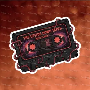 Max Mayfield Upside Down Playlist Sticker | Max’s Playlist Sticker | Hawkins Cassete | Running Up That Hill Vibe | Welcome To Hawkins Decal