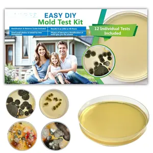 Mold Test Kit for Home - 12 Simple Detection Tests,Test HVAC System,Home Surfaces,& Indoor Air Quality Testing Kits,DIY Mold Detector at Home,Includes Detailed Mold  Guide,air Tester