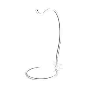 Ornament Display Stand Hanger Clear Acrylic, 8" High